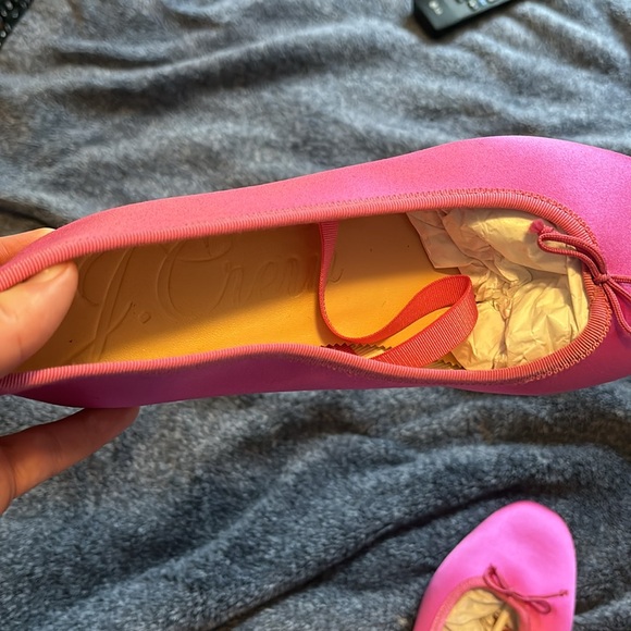 Jcrew hot pink satin ballet flats 11 bnwt - Picture 2 of 4